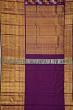 Kanchipuram Silk Checks And Jaal Purple Saree