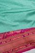 Banarasi Silk Brocade Sea Green Saree