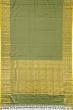 Kanchipuram Silk Plain Pista Green Saree