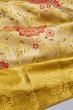 Kanchipuram Silk Tissue Brocade Gold Saree