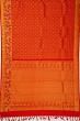 Kanchipuram Silk Brocade Red Saree