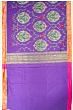 Paithani Silk Jaal Violet Saree With Single Muniya Border