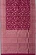 Kanchipuram Silk Antique Zari Jaal Maroon Saree