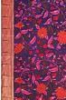 Paithani Silk Kalamkari Hand Painted And Butta Violet Saree