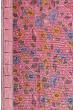 Paithani Silk Kalamkari Hand Painted And Vertical Lines Pink Saree