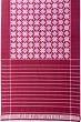 Telia Rumal Pochampally Cotton Double Ikat Purple Saree