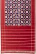 Telia Rumal Pochampally Cotton Double Ikat Violet Saree