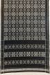 Pochampally Cotton Double Ikat Black Saree