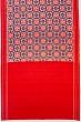 Pochampally Cotton Double Ikat Red Saree