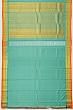 Kanchipuram Silk Horizontal Lines Blue Saree