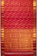 Kanchipuram Silk Oosi Lines And Jaal Pink Saree