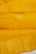 Kanchipuram Silk Butta Mustard Yellow Saree