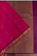 Classic Kanchipuram Silk Butta Rani Pink Saree