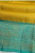 Kanchipuram Silk Brocade Yellow Saree