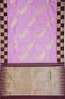 Kanchipuram Silk Butta Lavender Saree