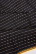 Kanchipuram Silk Horizontal Lines Black Saree