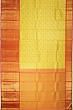 Kanchipuram Silk Tissue Jaal Gold Saree