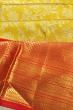 Kanchipuram Silk Tissue Jaal Gold Saree