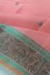 Classic Kanchipuram Silk Resham Butta Baby Pink Saree