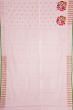 Zari Kota Cotton Butta Baby Pink Saree