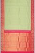 Kanchipuram Silk Brocade Pista Green Saree