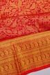 Kanchipuram Silk Brocade Red Saree