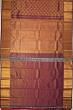 Kanchipuram Silk Tissue Brocade Maroon Saree