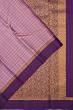 Kanchipuram Silk Checks And Butta Lilac Saree