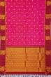 Kanchipuram Silk Checks And Butta Pink Saree