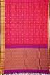 Kanchipuram Silk Checks And Butta Pink Saree