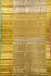 Kanchipuram Silk Tissue Leheriya Gold Saree