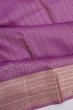 Kanchipuram Silk Brocade Purple Saree