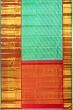 Kanchipuram Silk Brocade Sea Green Saree