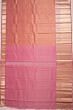 Kanchipuram Silk Brocade Pink Saree