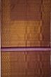 Kanchipuram Silk Checks Purple Saree