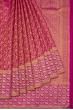 Kanchipuram Silk Brocade Pink Saree