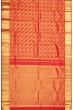 Kanchipuram Silk Brocade Red Saree