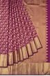 Kanchipuram Silk Brocade Purple Saree