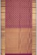 Kanchipuram Silk Brocade Purple Saree