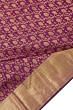 Kanchipuram Silk Brocade Purple Saree