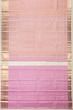 Kanchipuram Silk Geometrical Brocade Baby Pink Saree