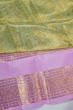 Kanchipuram Silk Tissue Brocade Pastel Green Saree