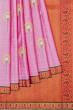 Kanchipuram Silk Butta Lavender Saree With Very Small Border