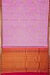 Kanchipuram Silk Butta Lavender Saree With Very Small Border