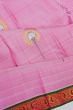 Kanchipuram Silk Butta Lavender Saree With Very Small Border