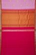 Kanchipuram Silk Butta Lavender Saree With Very Small Border