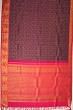 Kanchipuram Silk Brocade Purple Saree