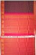 Kanchipuram Silk Brocade Purple Saree