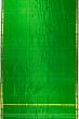 Kanchipuram Silk Plain Green Dhoti With Kanduva