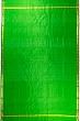 Kanchipuram Silk Plain Green Dhoti With Kanduva